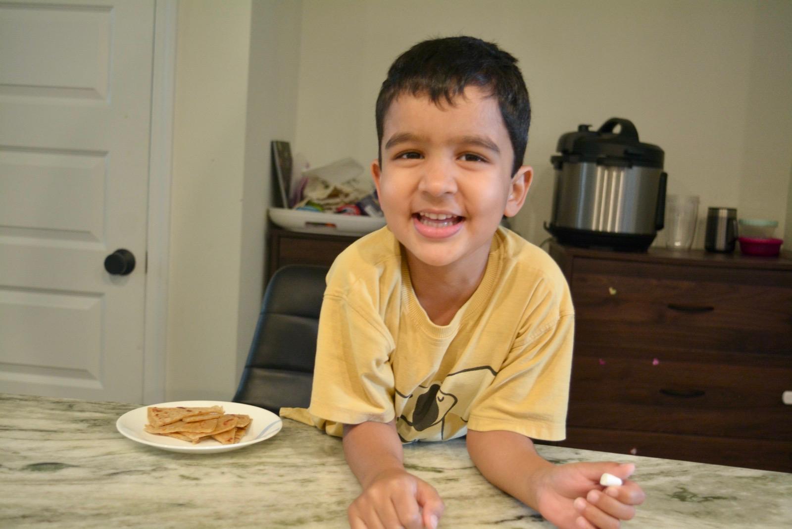 Krit, age five, grandson of Dr. S.P. Kalantri, Sevagram 2026