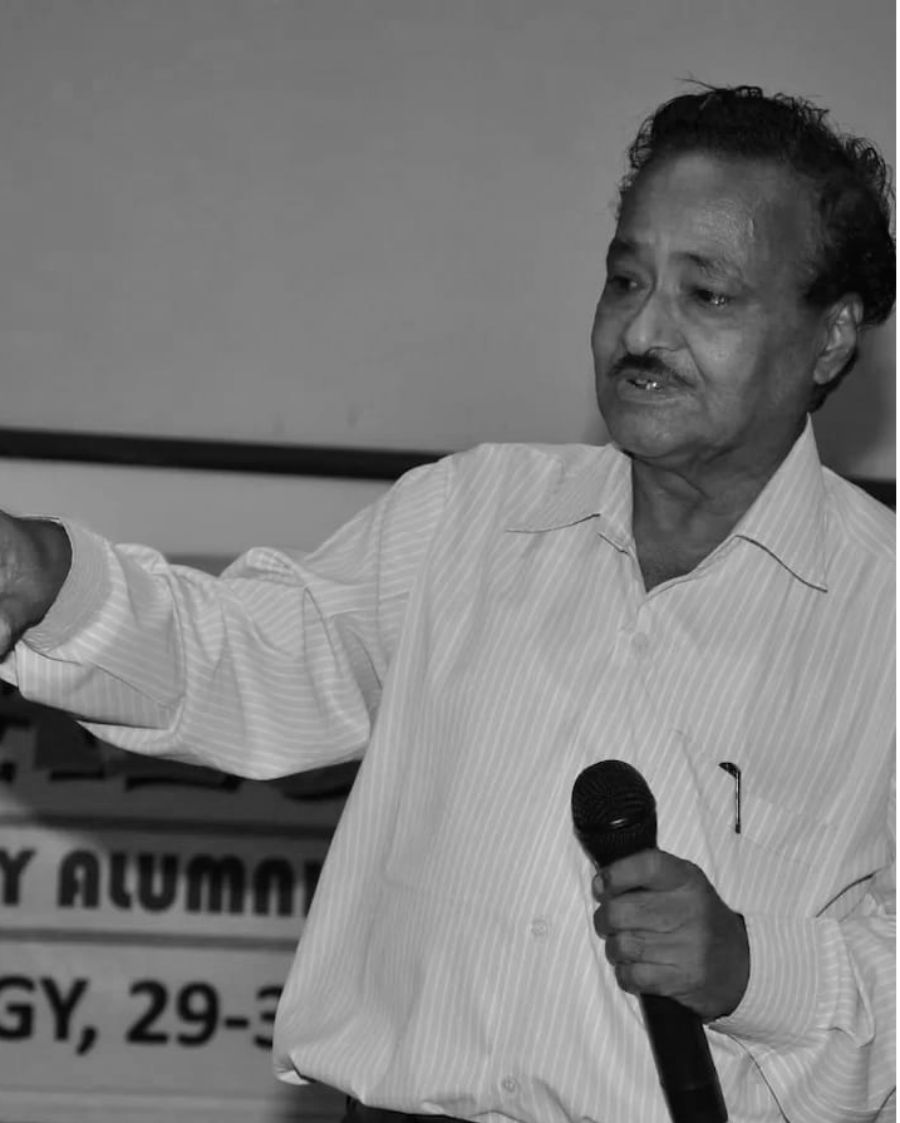 Portrait of Dr. Narendra Samal, fomrer professor and head of Pathology at MGIMS Sevagram