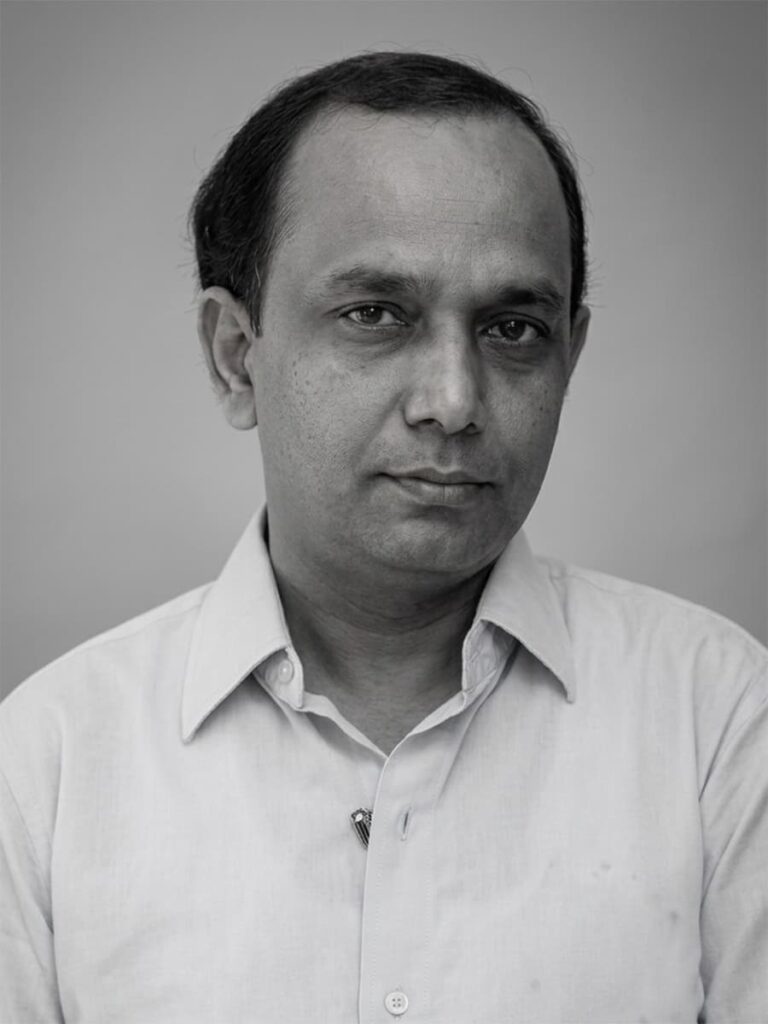 Portrait photograph of Dr. Satya Prakash Nigam. Professor and head of Medicine MGIMS