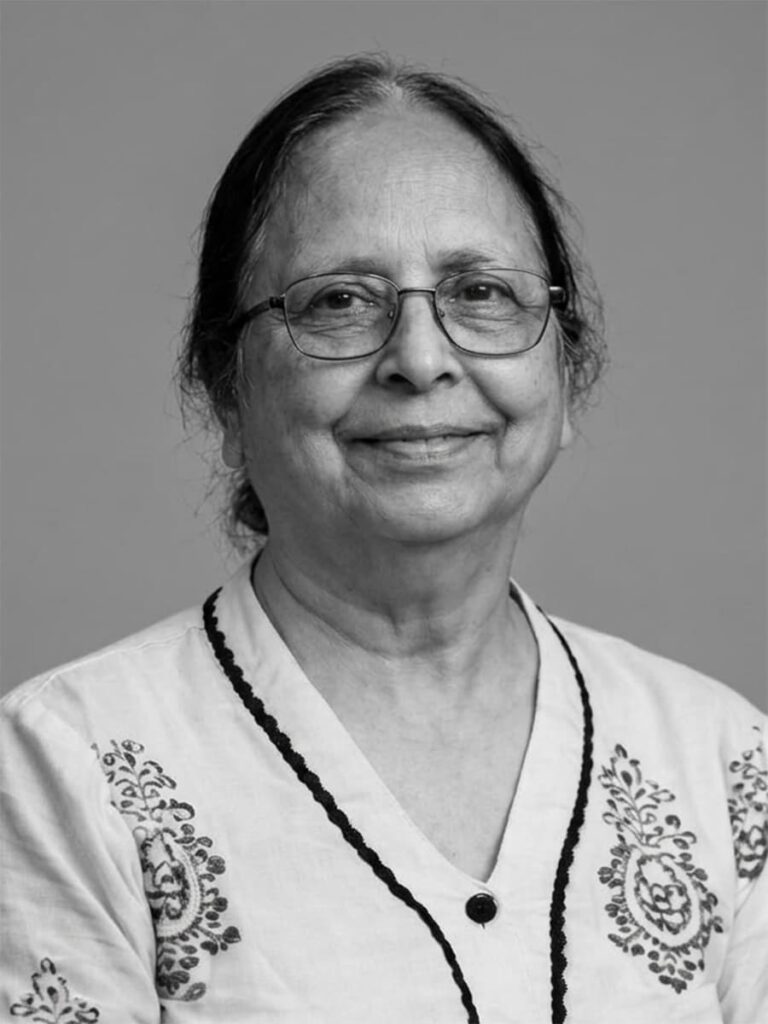 Dr. Shashi Prabha Ahuja, paediatrician and former faculty member at Kasturba Hospital, Sevagram