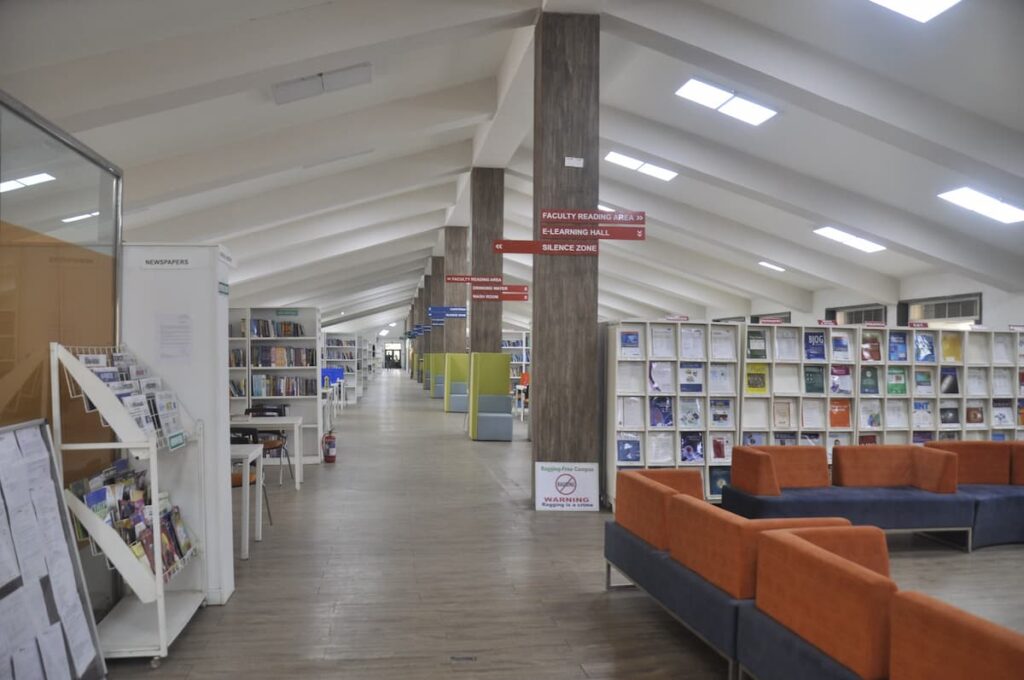 Central Library of Mahatma Gandhi Institute of Medical Sciences Sevagram, renovated in 2018 at the site of the former Obstetrics and Gynecology ward, Wardha, Maharashtra